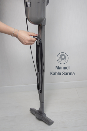 Pratıc-S P1200 Toz Torbasız Dikey Süpürge Antrasit Image 4