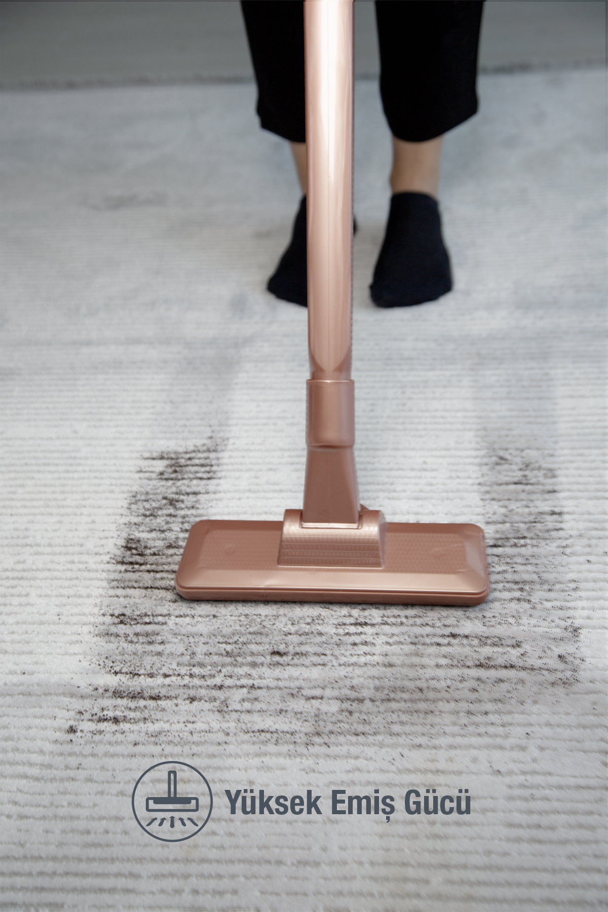 جاروبرقی عمودی بدون کیسه گرد و غبار Pratıc-s P1200 Rose Gold