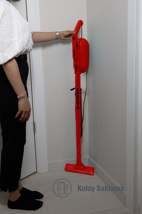 Pratıc-S P1200 Toz Torbasız Dikey Süpürge Kırmızı Image 4