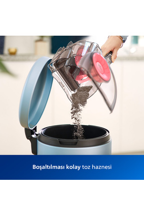 2000 Serisi Torbasiz Elektrikli Süpürge, 750W, PowerCyclone 4, Super Clean Air Filtre, XB2123/09 Image 4