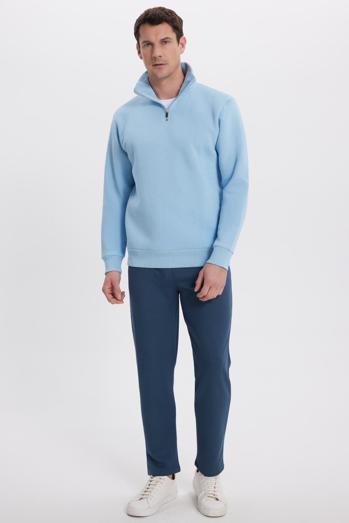 Unisex Relach Cutter Cutter Cutter Cutter با نیمی از زیپ با پیراهن پشم گوسفند