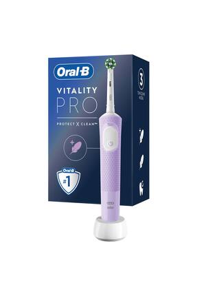 D103 Vitality Pro Cross Action Şarjlı Diş Fırçası - Lila Image 0