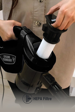 Provac P 5000 Cyclone Dikey Süpürge Siyah Image 5