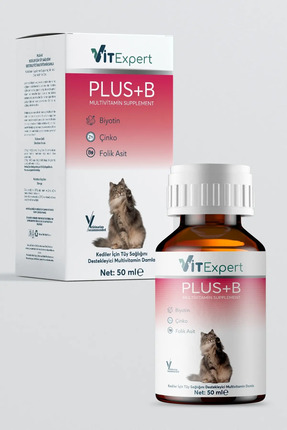 Hızlı Etkili Tüy Dökülmesi Önleyici Tüm Kediler İçin Plus B Biyotin Multivitamin Damlası 50 ml Image 7