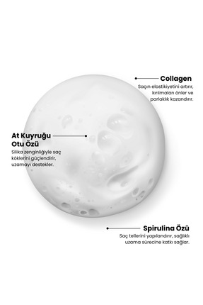 Yavaş Uzayan Saçlar Için Saç Derisini Güçlendiren Extension Hızlı Uzama Saç Bakım Şampuanı 350 ml Image 5