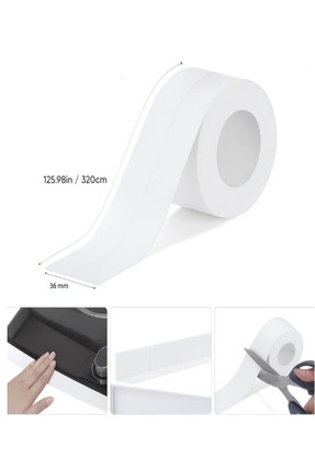 Su Sızdırmaz Geçirmez Bant Lavabo Küvet Kenar Bandı Küvet Duş Image 2