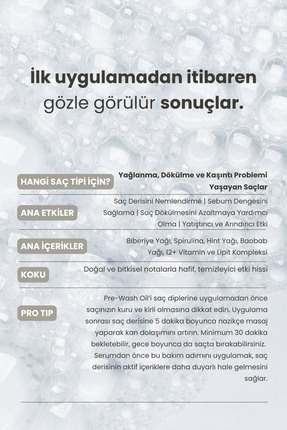 Scalpify Pre-Wash Şampuan Öncesi Saç Derisi Yağı | Kuruluk ve Pullanma Karşıtı Spirulina + Çay Ağacı Image 6