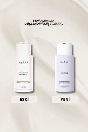 Yavaş Uzayan Saçlar Için Saç Derisini Güçlendiren Extension Hızlı Uzama Saç Bakım Şampuanı 350 ml Image 1
