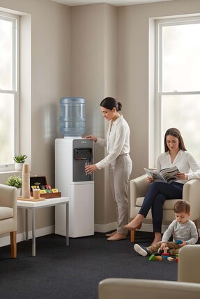 Su Sebili & Kwp-8553 Beyaz ( Water Dispenser) Sıcak -soğuk -ılık Image 1