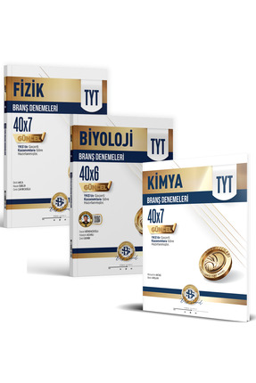 Bilgi Sarmal Tyt Fizik Kimya Biyoloji Branş Deneme Seti 2025-2026 Image 0