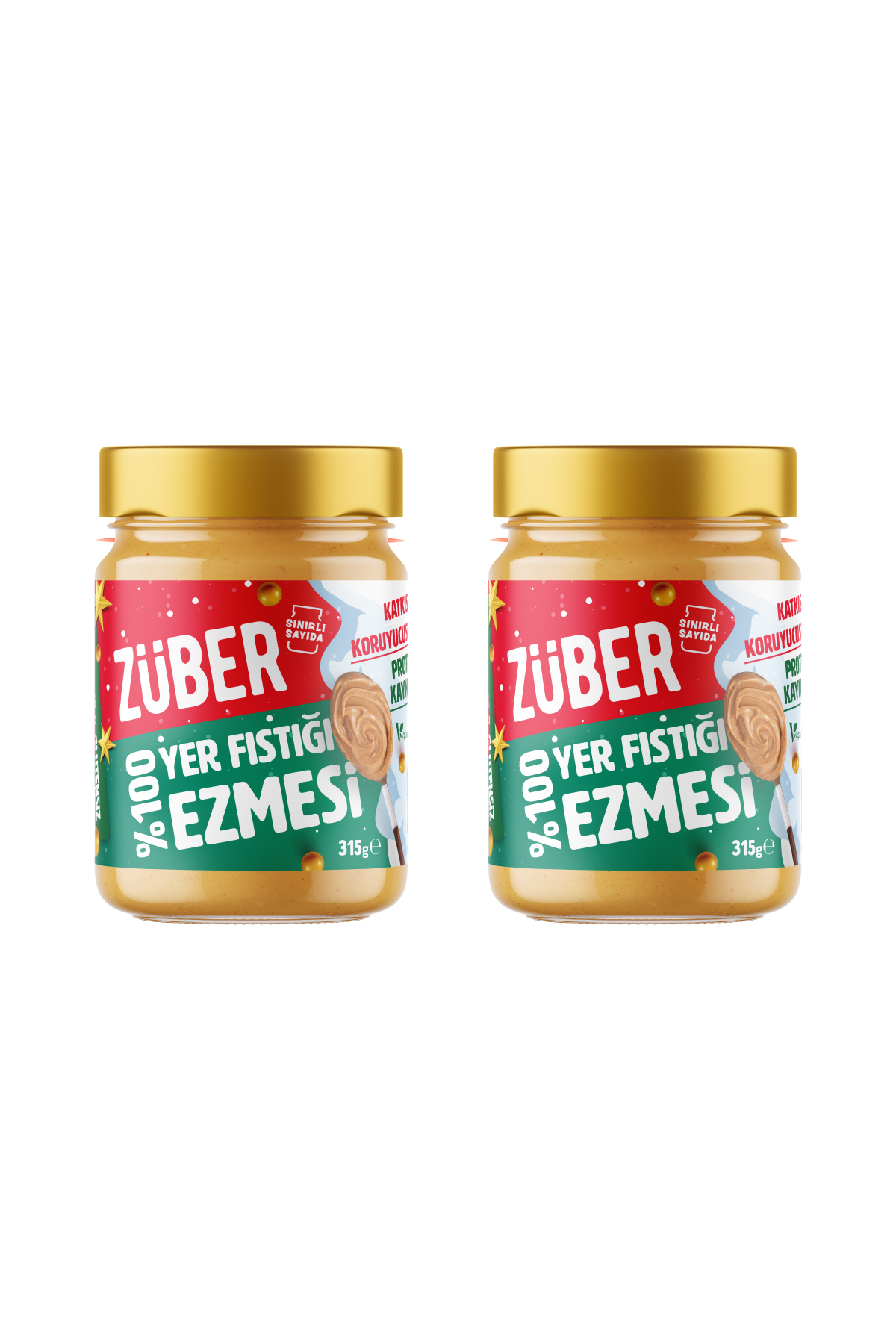 100% کره بادام زمینی 315 گرم