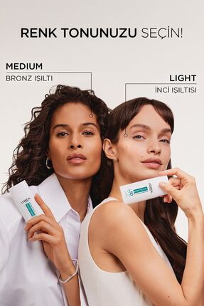 Bright Reveal Spf 50+ Koyu Leke Karşıtı Renkli Fluid Günlük Yüz Güneş Kremi 50ml - Light Image 5