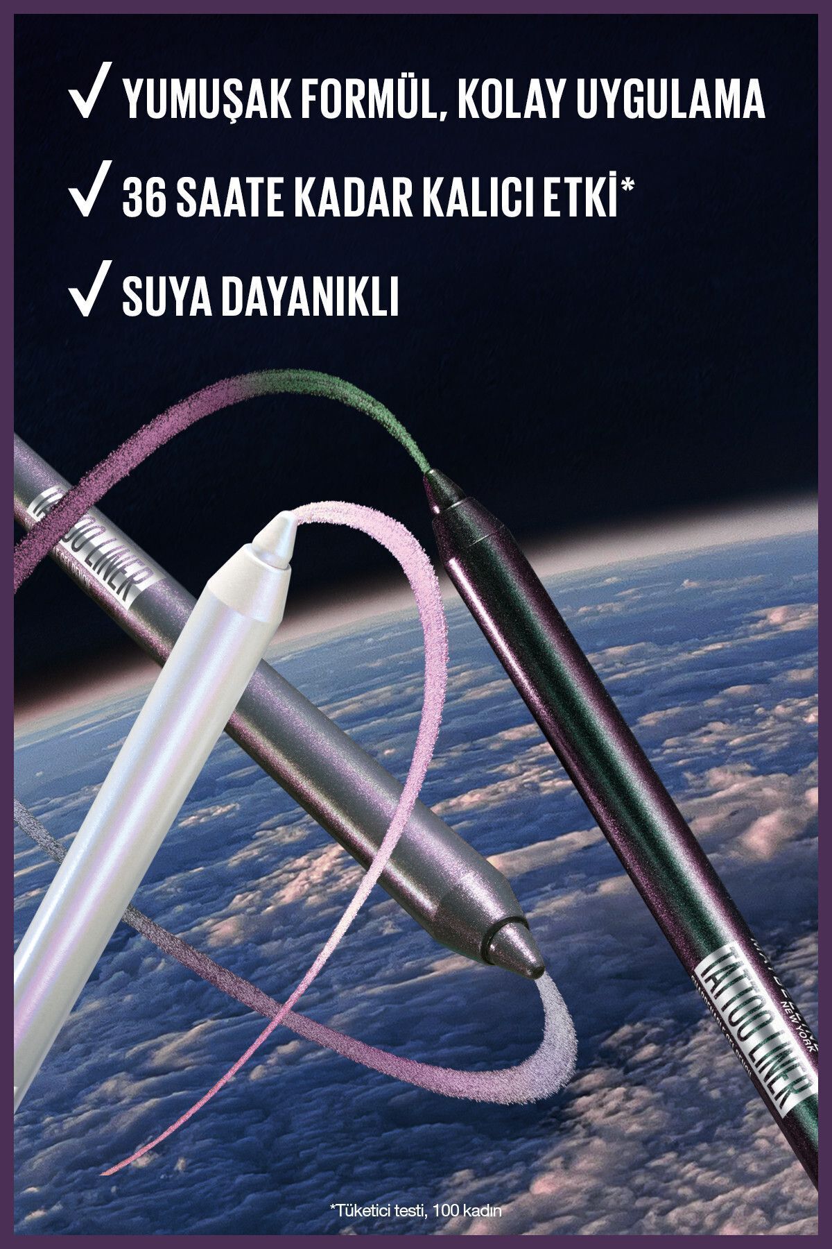 مداد چشم ژل تاتو - 823 شفق قطبی