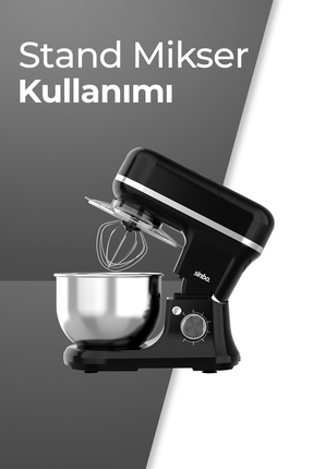 SMX-2772 Çok Amaçlı 3ın1 Mutfak Şefi Hamur Yoğurma Kıyma Makinesi Sürahi Blender 1200w Yeni Model Image 3
