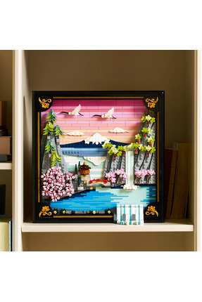 ® Art Japon Kiraz Çiçeği Manzarası 31218 – Yetişkinler için Model Yapım Seti (1892 Parça) Image 8