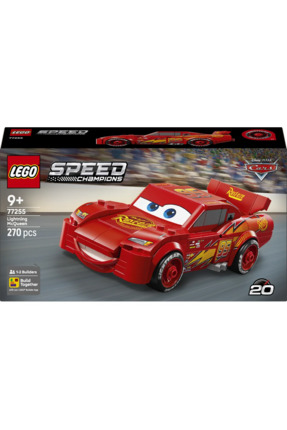 ® Speed Champions | Şimşek McQueen 77255 – 9+ Yaratıcı Oyuncak Yapım Seti (270 Parça) Image 4
