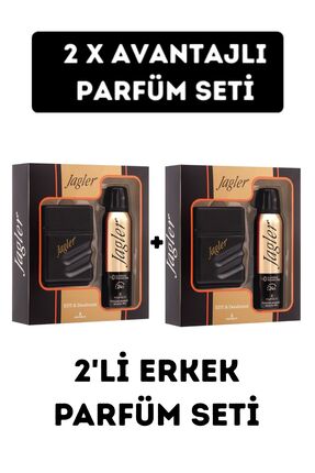 Classic Erkek Parfüm Seti ( 2 Adet 50 ml Edt Parfüm + 2 Adet 100 ml Deodorant ) Image 0