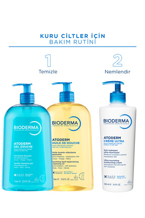 Atoderm Cream Ultra Normal ve Kuru Ciltler için Nemlendirici Yüz ve Vücut Bakım Kremi 200 ml Image 7
