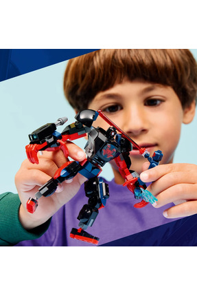 ® ǀ Marvel Miles Morales Robotu vs. Örümcek Adam 2099 76337 - 6+ Oyuncak Yapım Seti (135 Parça) Image 9