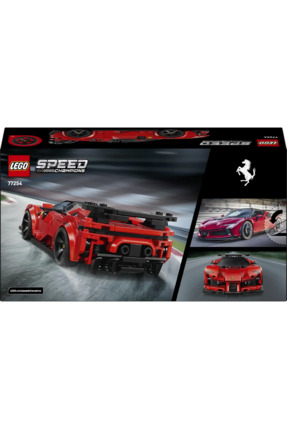 ® Speed Champions Ferrari SF90 XX Stradale Spor Araba 77254 - 9+ Oyuncak Yapım seti (339 Parça) Image 8