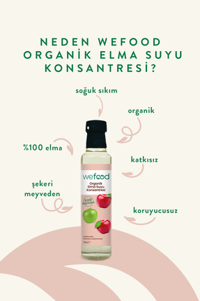 Organik Elma Suyu Konsantresi 340 ml Image 1
