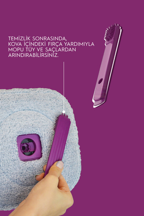 Wondero Otomatik Temizlik Seti - 3 Adet Yedek Mop Image 5