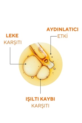 Leke Karşıtı Aydınlatıcı Vitamin C Serum Glutatyon, Ferulic Asit,  Ascorbic Asit 30 ml Image 1