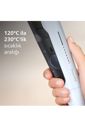 Saç Düzleştirici Bhs520/00,bukle Özelliği,argan Yağı Katkılı,iyonik Bakım,kılıf Hediyeli Image 5