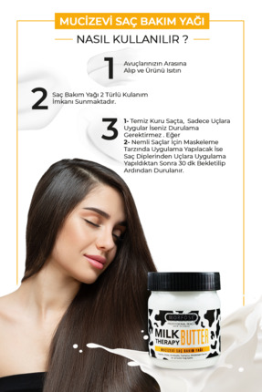 Milk Therapy Butter Mucizevi Saç Bakım Yağı Image 3