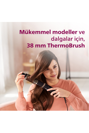 Saç Şekillendirme Ve Kurutma Seti Bha301/00,argan Yağı Seramik Kaplama, 3 Aparat,3 Isı Ayarı Image 3