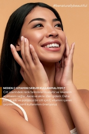 Leke Karşıtı Aydınlatıcı Vitamin C Serum Glutatyon, Ferulic Asit,  Ascorbic Asit 30 ml Image 4