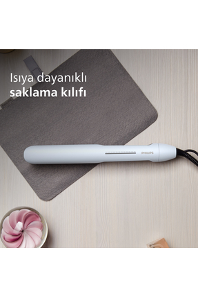 Saç Düzleştirici Bhs520/00,bukle Özelliği,argan Yağı Katkılı,iyonik Bakım,kılıf Hediyeli Image 6