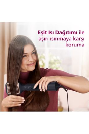 Saç Şekillendirme Ve Kurutma Seti Bha530/00,argan Yağı Seramik Kaplama, 5 Aparat,3 Isı Ve Hız Ayarı Image 2