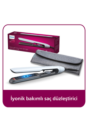 Saç Düzleştirici Bhs520/00,bukle Özelliği,argan Yağı Katkılı,iyonik Bakım,kılıf Hediyeli Image 0