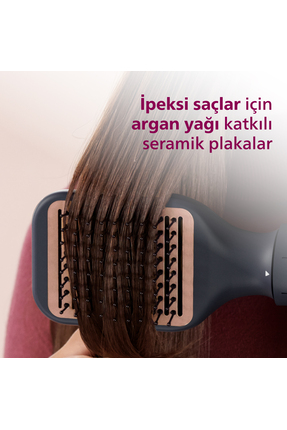 Saç Şekillendirme Ve Kurutma Seti Bha530/00,argan Yağı Seramik Kaplama, 5 Aparat,3 Isı Ve Hız Ayarı Image 4