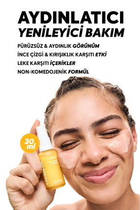 Leke Karşıtı Cilt Tonu Eşitleyici Aydınlatıcı C Vitamini Arbutin SOS Serum | Tüm Cilt Tipleri Image 1