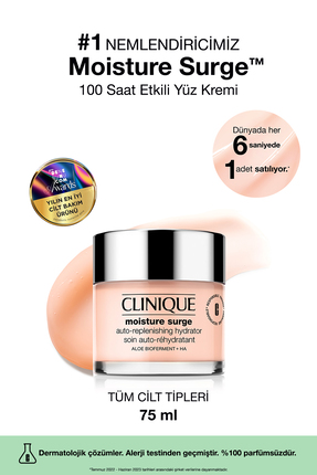 Moisture Surge™ 100 Saat Etkili Nemlendirici Yüz Kremi 75ml | Aloe Vera Bioferment, Hyalüronik Asit Image 0