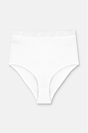 3'lü Pamuklu Basic Yüksek Bel Slip Külot Image 1