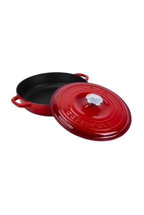 Döküm Yuvarlak Çok Amaçlı Yayvan Tencere New Heritage Serisi Çap(Ø)28cm. Image 1