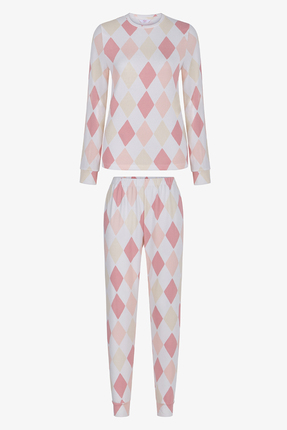 Çok Renkli Lovely Termal Etkili Pantolon Pijama Takımı Image 0