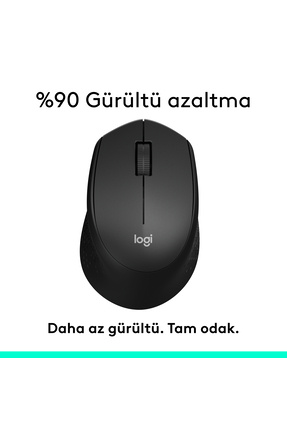M330 Sessiz Kablosuz Optik Mouse, Siyah 910-004909 Image 2