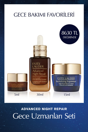 Advanced Night Repair Gece Uzmanları Seti - Onarıcı Serum 30ml + Bounce Crème 15ml + Göz Kremi 5ml Image 0