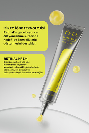 Retinal Shot %0,1 Onarıcı & Aydınlatıcı Booster Krem Azelaic Acid, Q10, 7x Hyalorunic Acid 15 ml Image 1