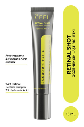 Retinal Shot %0,1 Onarıcı & Aydınlatıcı Booster Krem Azelaic Acid, Q10, 7x Hyalorunic Acid 15 ml Image 0