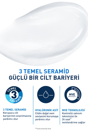 Kuru Ciltler için Seramid & Hyalüronik Asit İçeren Nemlendirici Yüz ve Vücut Kremi 340gr Image 1