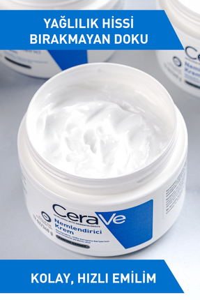 Kuru Ciltler için Seramid & Hyalüronik Asit İçeren Nemlendirici Yüz ve Vücut Kremi 340gr Image 2