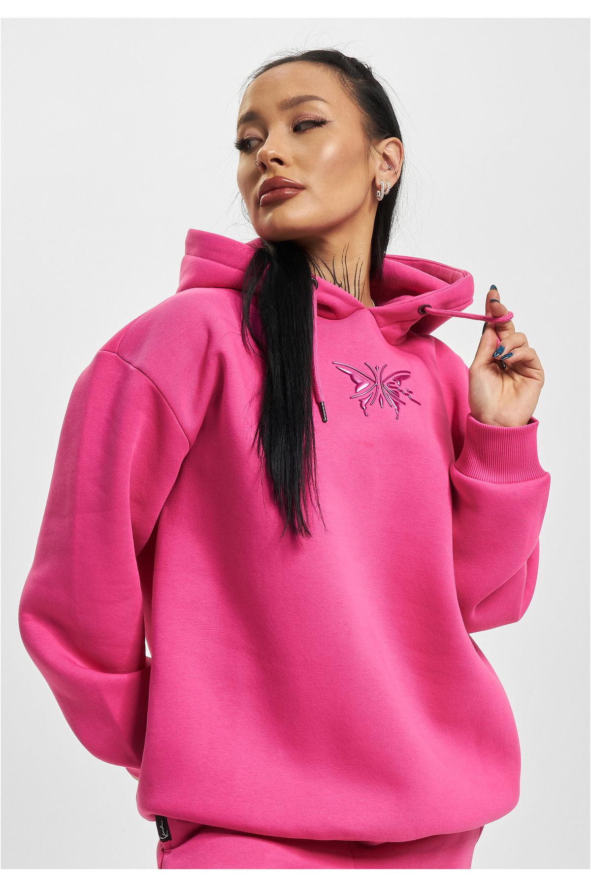KARL KANI Sweatshirt Pink Regular fit Trendyol