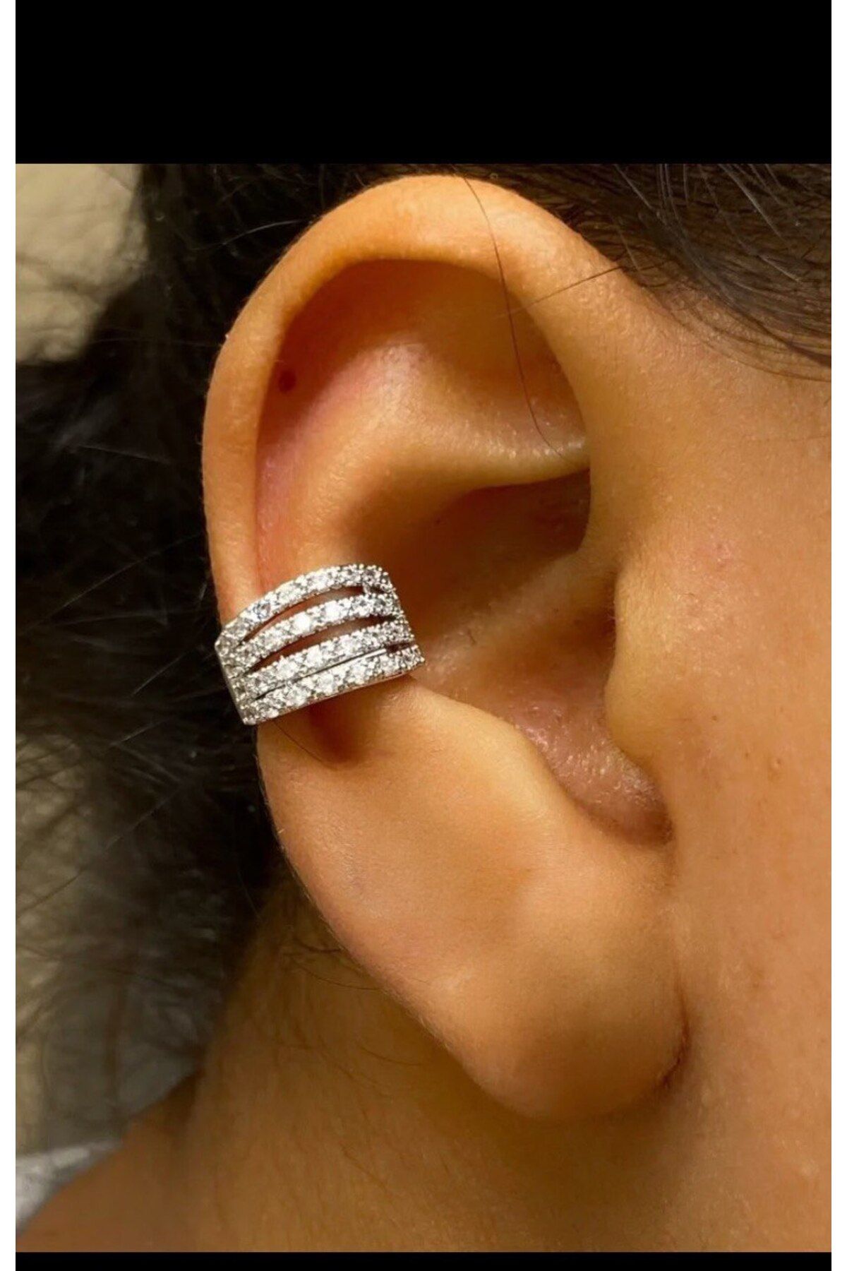 Diamond ear online cuff earrings