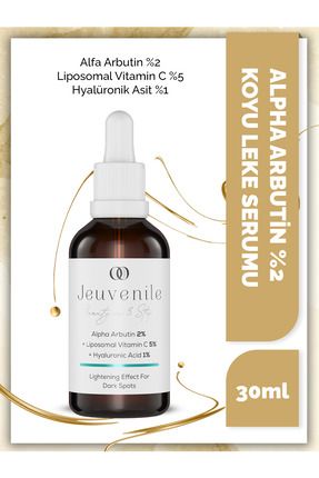 Alpha Arbutin %2 Serum - Leke Karşıtı (Alfa Arbutin,Liposomal Vitamin C, Hyalüronik Asit) Image 0