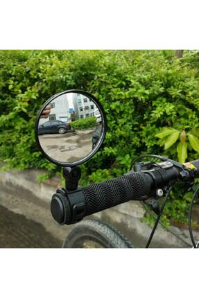 Bisiklet Dikiz Aynası Geniş Açılı Direksiyon Scooter Aynası Gidon Aynası Tek Image 4